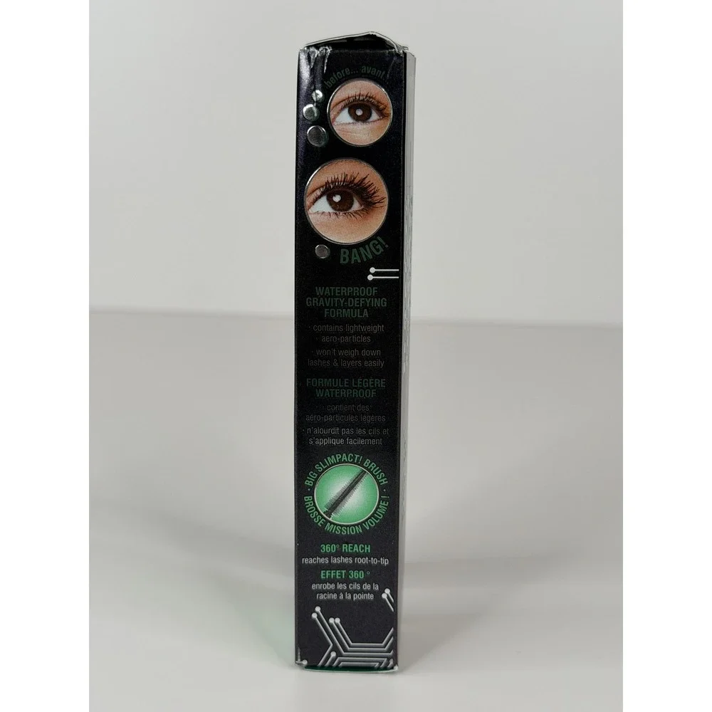 Benefit BADgal Bang Waterproof Volumizing Mascara Blackest Black 8.5g 0.3oz New